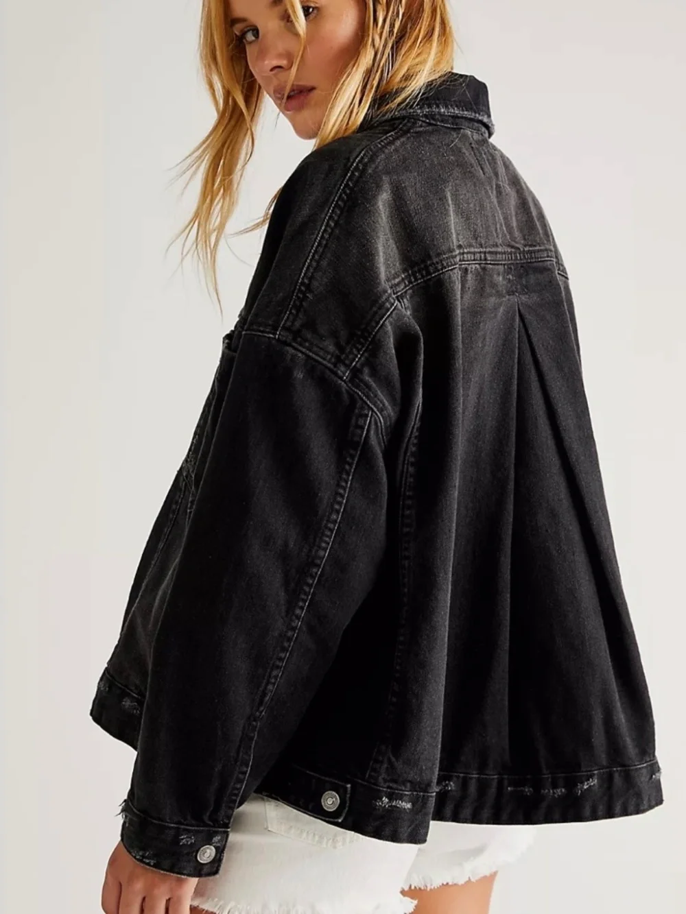 We The Free Opal Swing Denim Jacket Size small - Picture 3 of 5